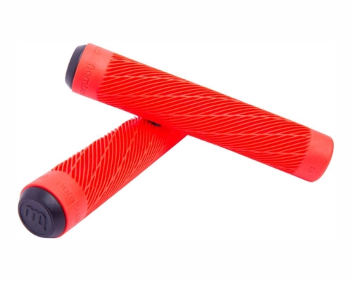 gripy rączki Longway Twister do hulajnogi wyczynowej grips BMX stunt scooter  Red (3).jpg
