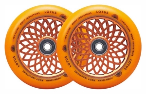 Root Industries Lotus 110mm motorolerių ratai | Radiant Orange