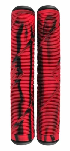 striker gripy rączki grips griffe hulajnogi wyczynowej stunt scooter black red.webp