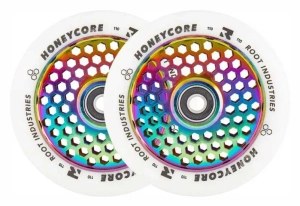 ROOT Industries Air Honeycore 110mm 2-pak  motorolerių ratai | White Rocket fuel