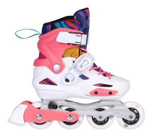 Playlife Flash reguliuojami vaikiški riedučiai | Pink