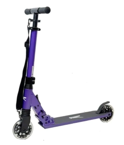 Rideoo 120 City LED sulankstomas paspirtukas vaikams | Purple