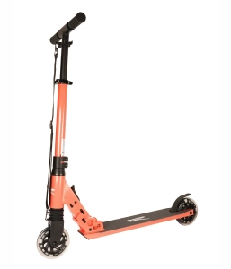 Rideoo 120 City LED sulankstomas paspirtukas vaikams | Salmon