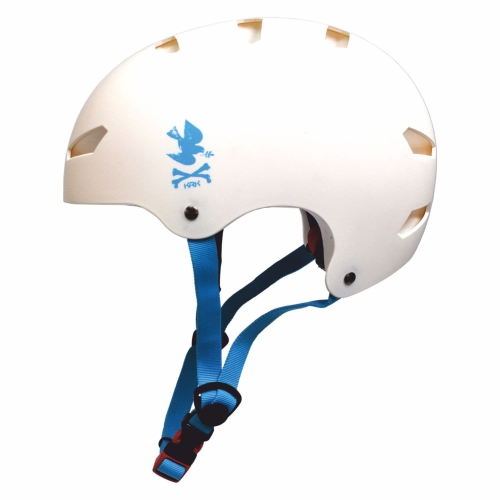 Kask Helmet Helm rowerowy KRKpro NoPeace BMX MTB Skate helmet fahrrad white blue weiss blau (2).jpg