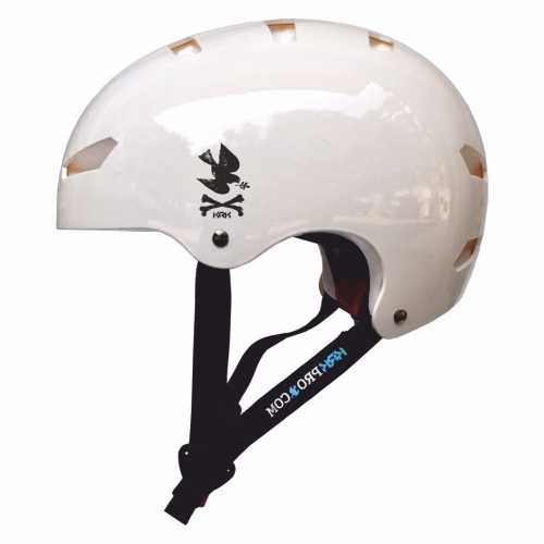 Kask Helmet Helm rowerowy KRKpro NoPeace BMX MTB Skate helmet fahrrad white black weiss schwarz (3).jpg